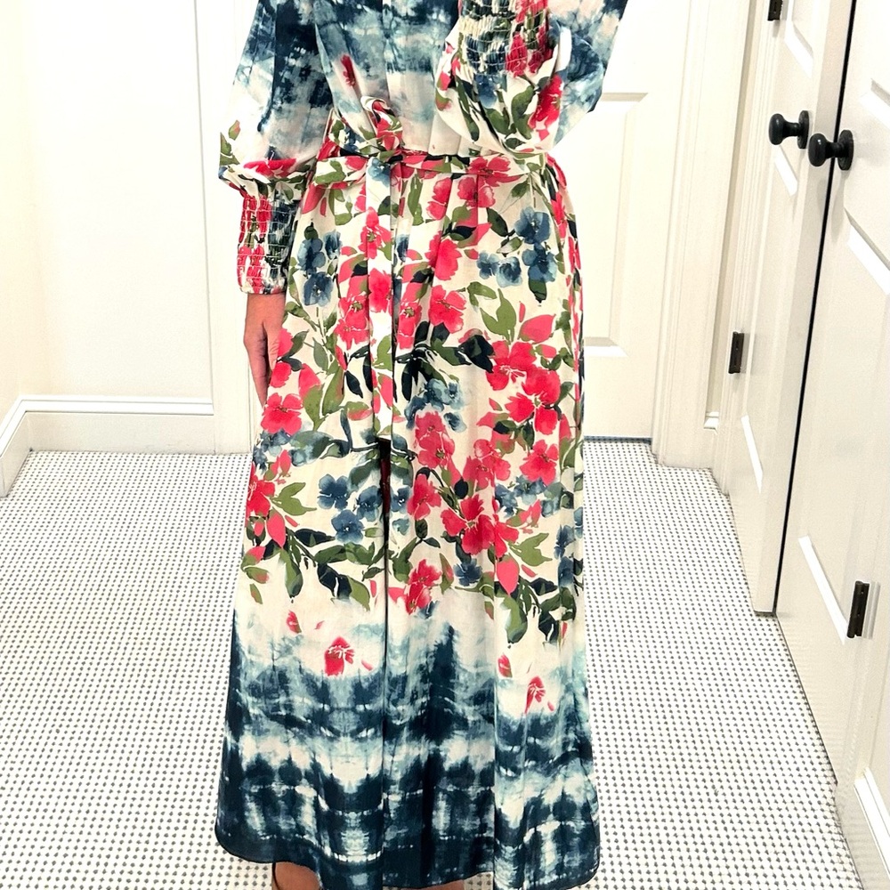 Misa Los Angeles Bettina Dress Size Small Floral Tie Dye NWOT - Picture 4 of 16